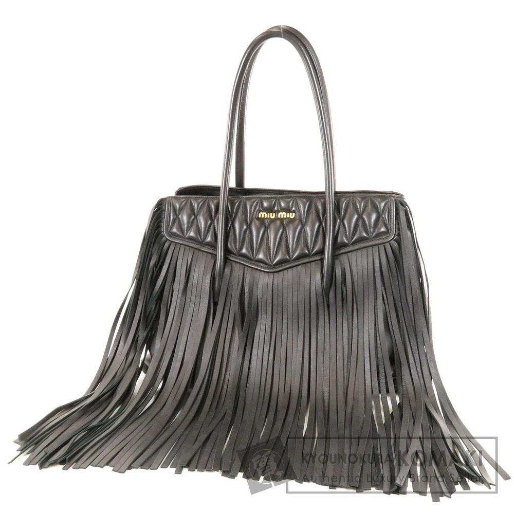 Miu MIu Motif Tote Bag Calfskin
